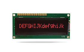 字符型車載液晶模塊JXD1601A FSTN負(fù)顯 紅字